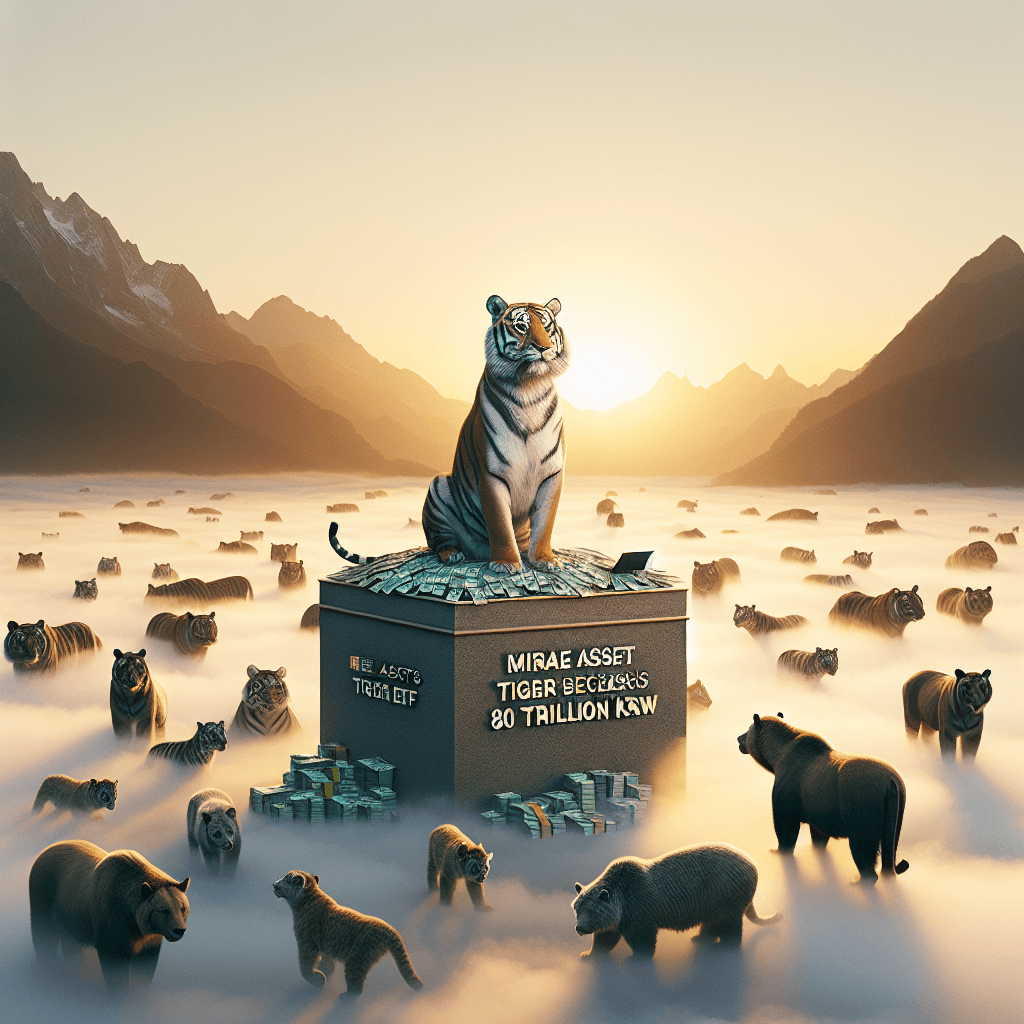 미래에셋자산운용의 TIGER ETF, 80조원 돌파하며 시장 선도