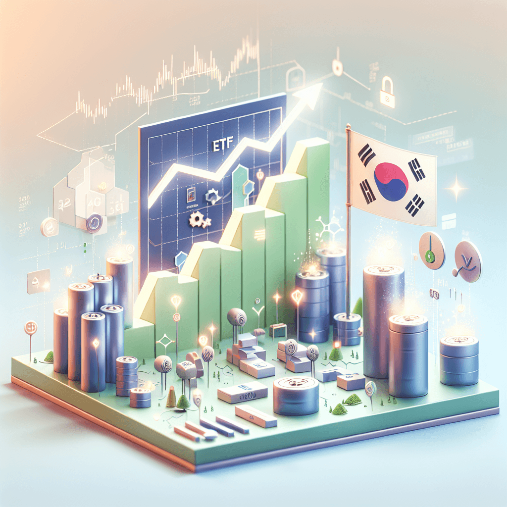 韓国のETF市場における電力とバッテリー関連商品の急上昇