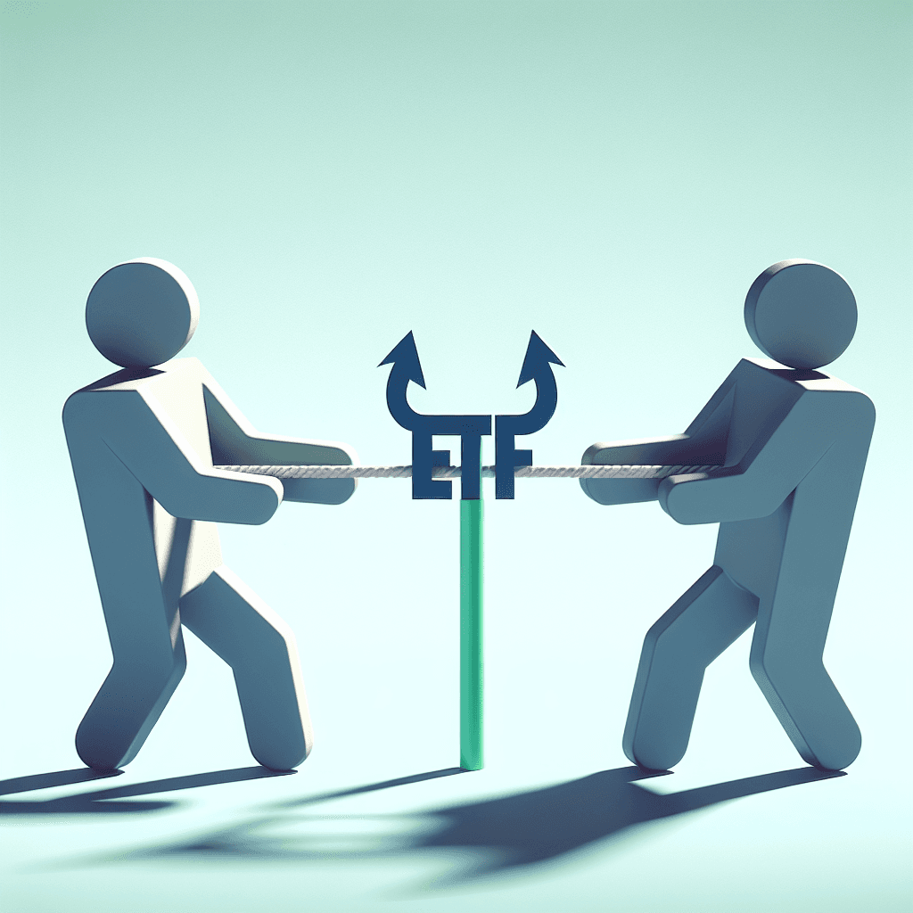한국투자신탁운용과 KB자산운용의 ETF 시장 보수 인하 경쟁