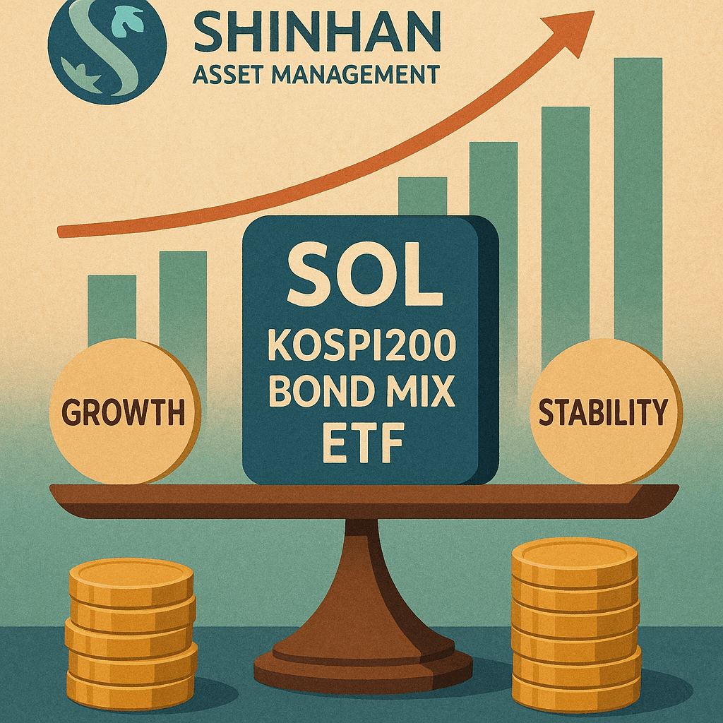 신한자산운용, 'SOL 코스피200채권혼합50 ETF' 신규 상장: 안정성과 성장성 동시 추구