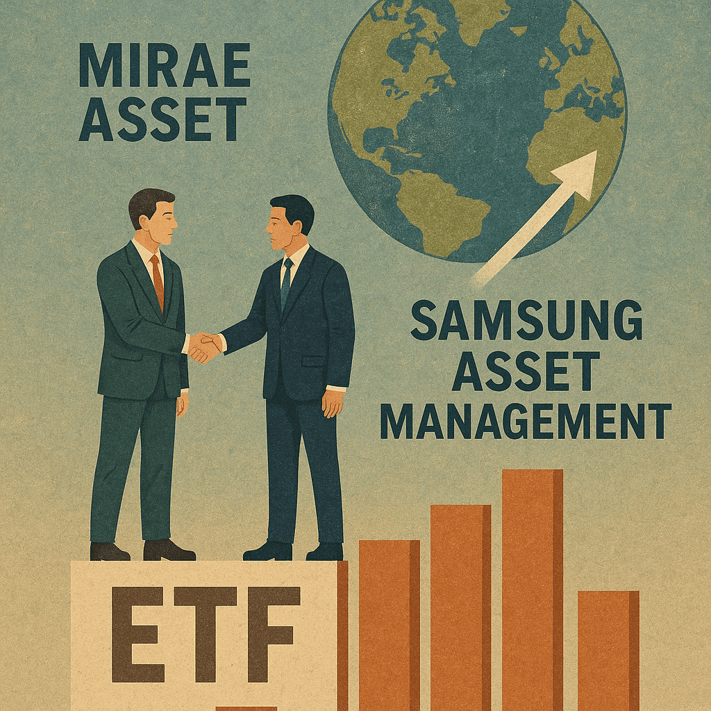 미래에셋자산운용 및 삼성자산운용의 글로벌 ETF 시장 경쟁 및 성장