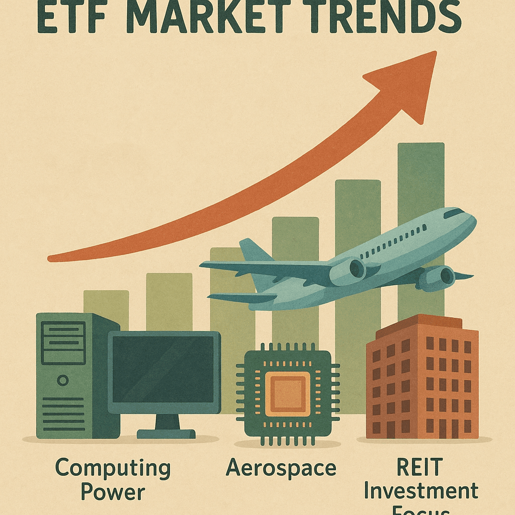 ETF市場動向:コンピューティングパワー、宇宙航空、半導体、不動産投資信託(REIT)への注目