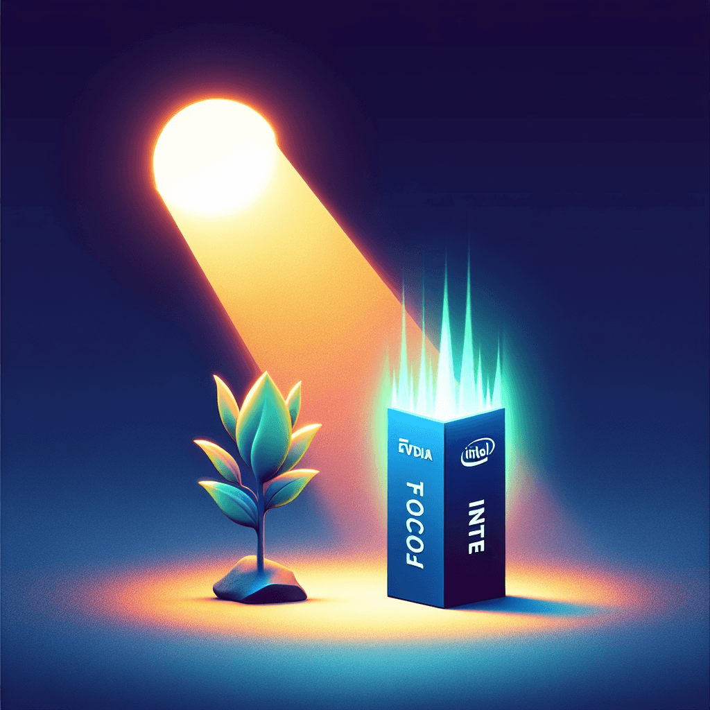 ETFs, 엔비디아에 집중하고 인텔 제외