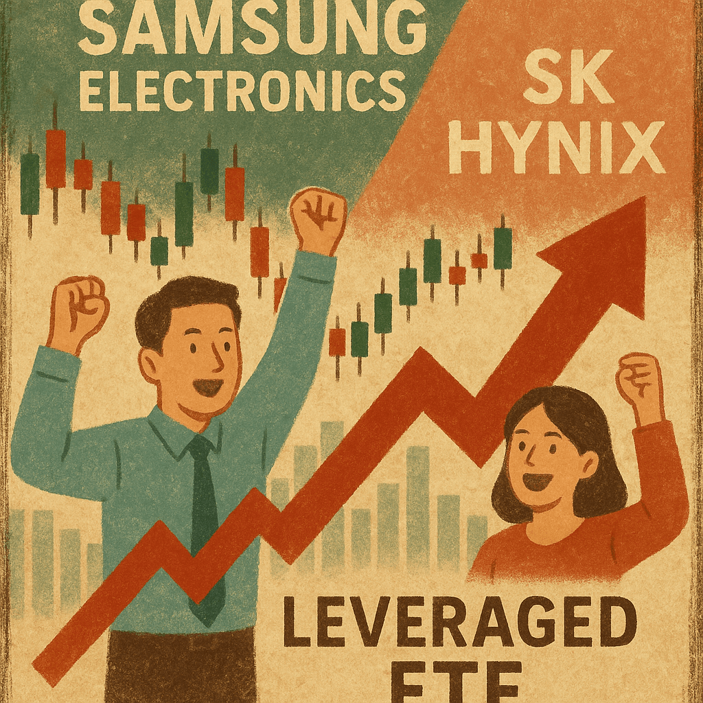 국내 첫 단일종목 레버리지 ETF, 삼성전자·SK하이닉스 중심으로 상장 첫날 투자 열풍