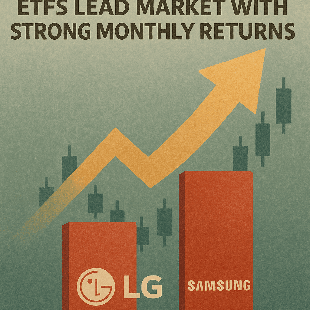 LG・サムスングループ株ETF、直近1か月で高いリターンを記録