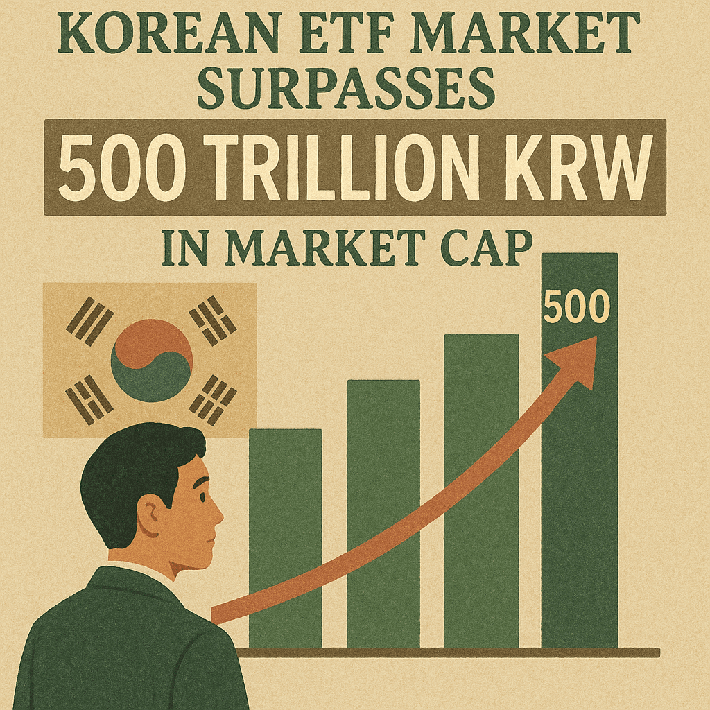 韓国ETF市場、時価総額500兆ウォン突破で成長加速