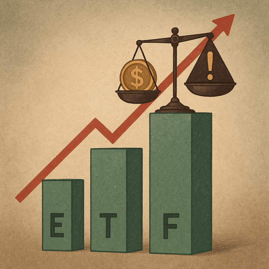 레버리지·인버스 ETF 시장, 투자자 관심과 위험성 동반한 성장세