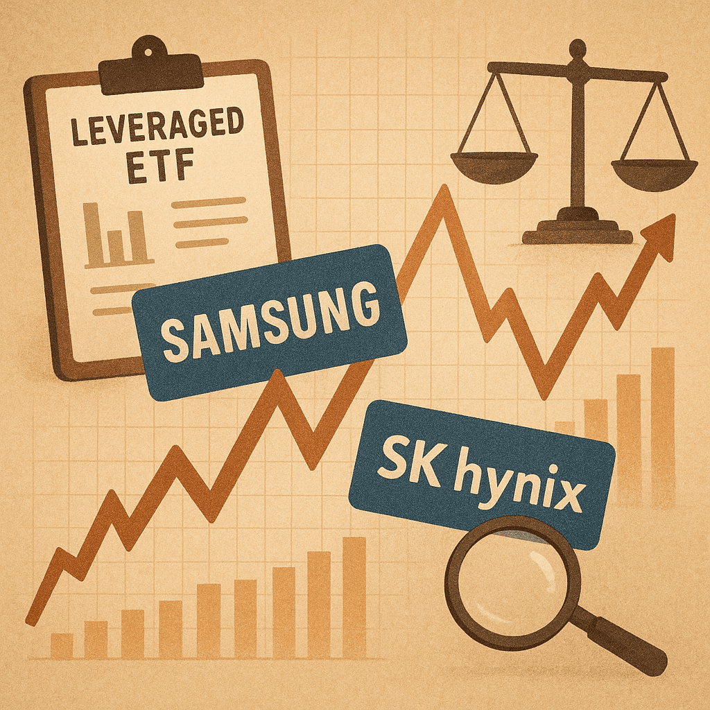 Analysis of Single-Stock Leveraged ETFs on Samsung Electronics and SK Hynix: Market Impact and Regulatory Response