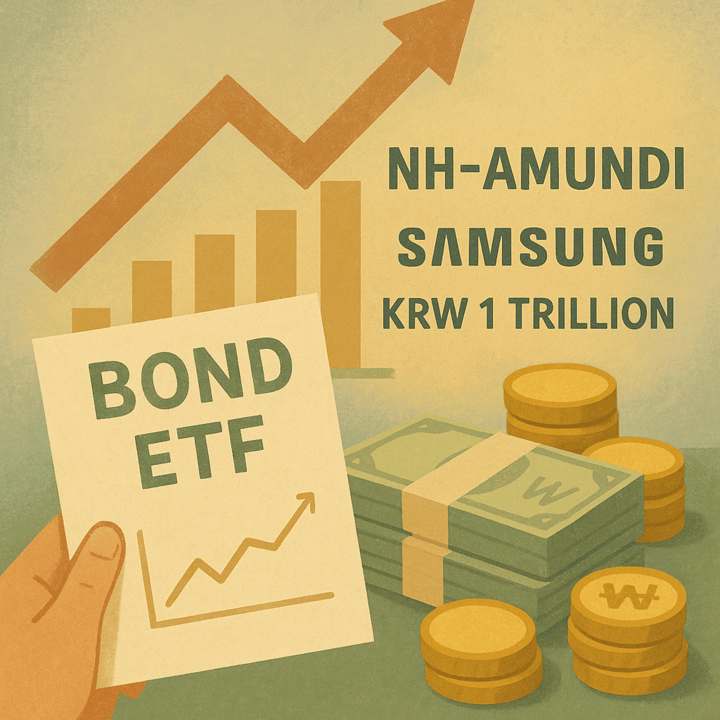 NH-아문디, 중기채 액티브 ETF 출시…삼성자산운용 TDF ETF 1조 돌파
