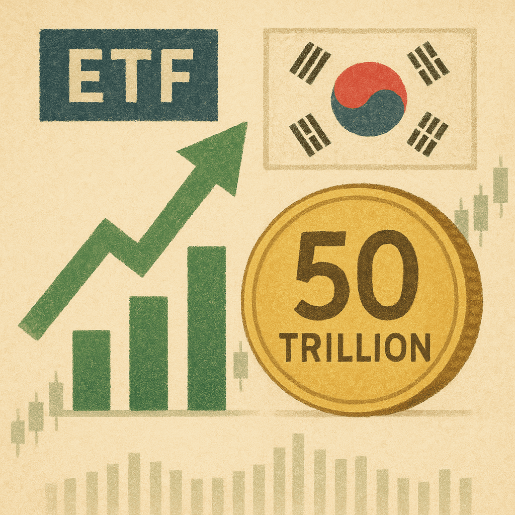 국내 ETF 시장, 순자산 500조원 돌파…급성장 및 쏠림 현상 부각