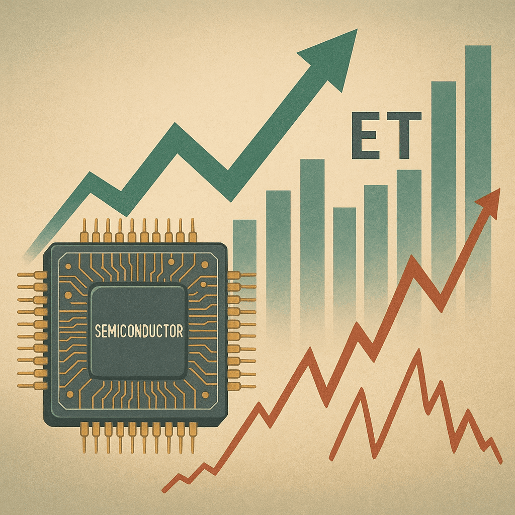 반도체 ETF, 고수익과 함께 변동성 주의 신호