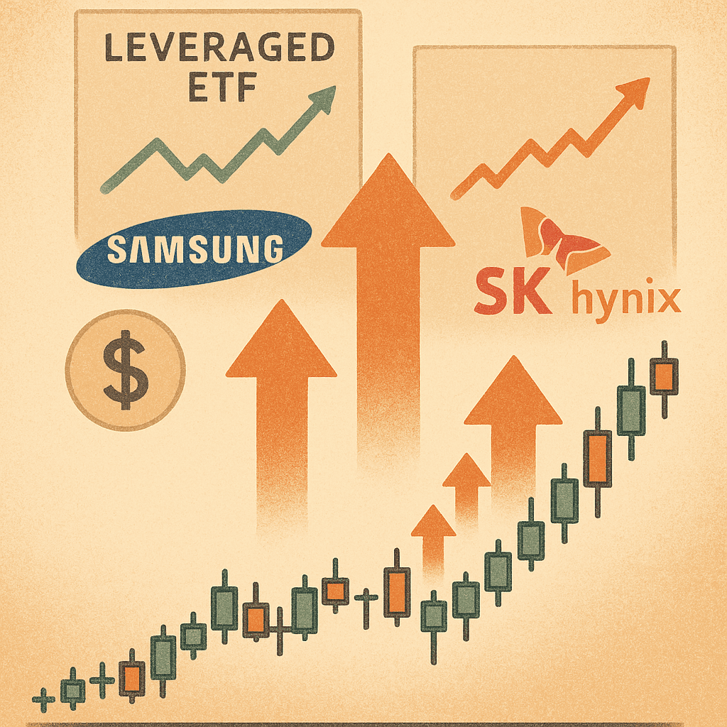 Analysis: Surge in Trading of Single-Stock Leveraged ETFs for Samsung Electronics and SK Hynix