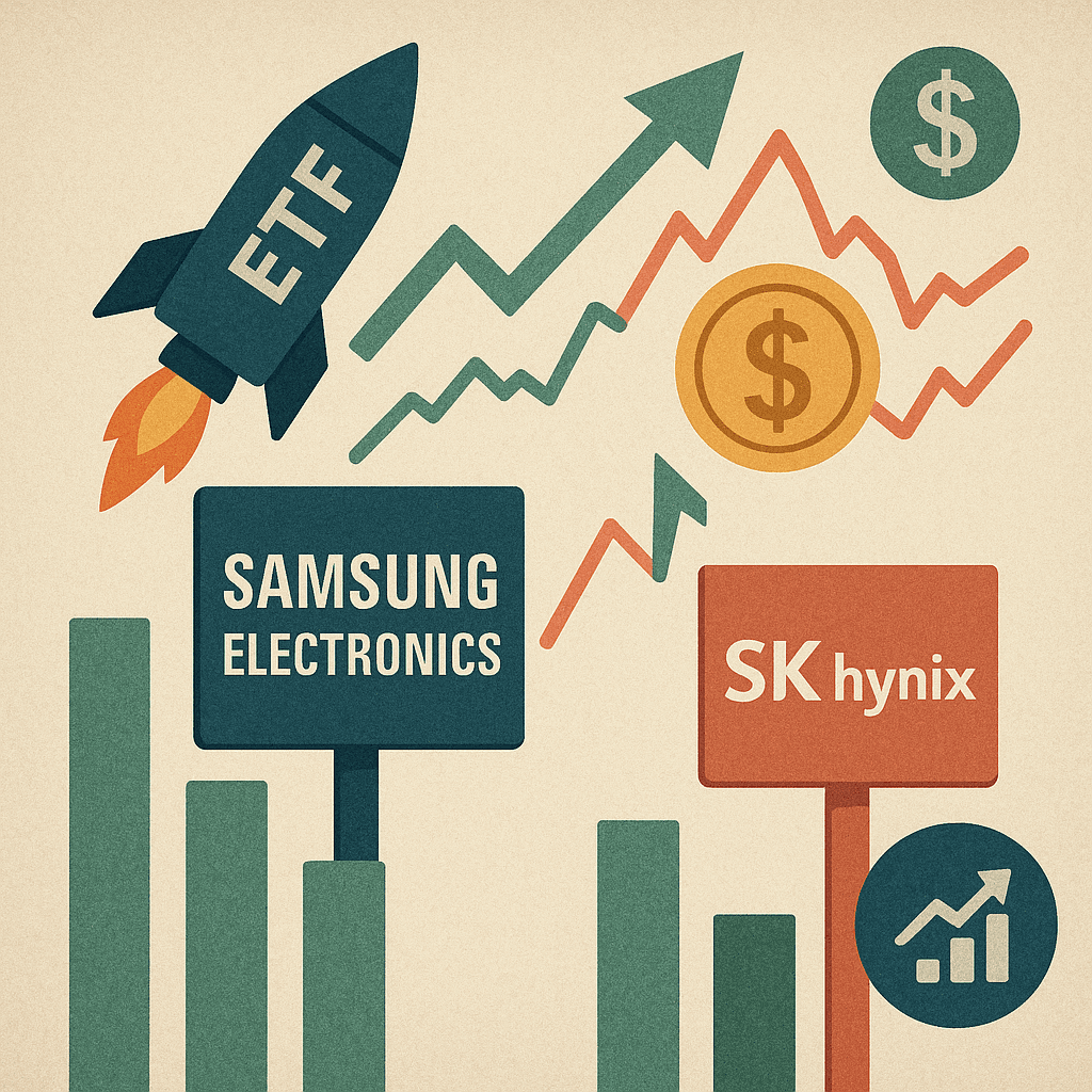 삼성전자·SK하이닉스 단일종목 레버리지 ETF 출시와 시장 영향 분석