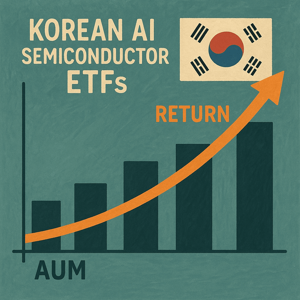 Rapid Growth in Korean AI Semiconductor ETFs Evident in AUM and Return Surge