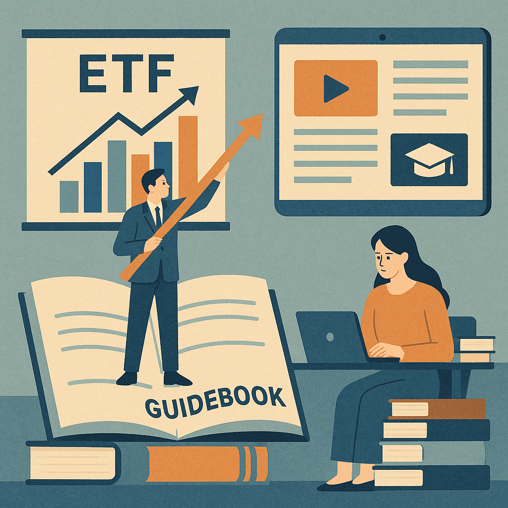 ETF 투자 교육 강화: 키움투자자산운용 가이드북 및 한국투자신탁운용의 콘텐츠 제공