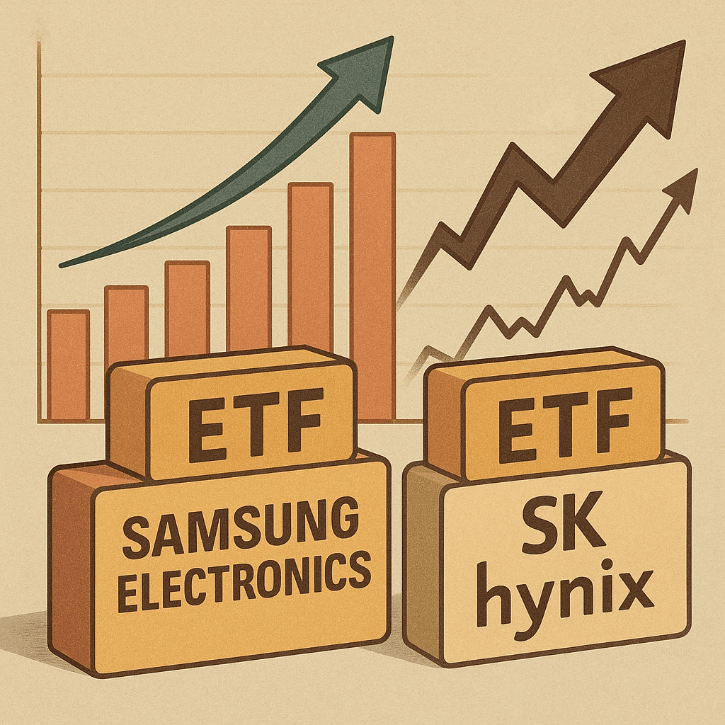 삼성전자·SK하이닉스 단일종목 레버리지 ETF, 국내 증시 첫 상장…유의점과 전망